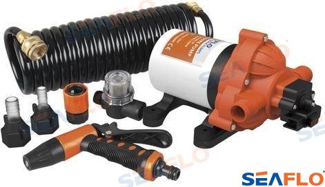 Fresh water washdown pump kit 12v 11,6l/min 4,8bar 3metri - automatic switch