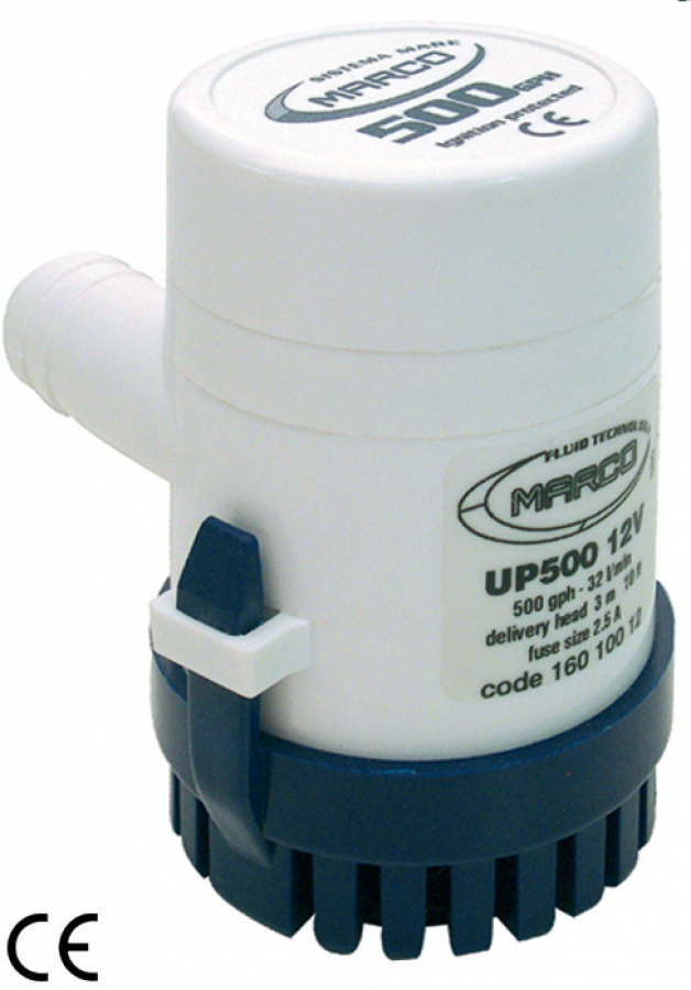 Electric bilge pump MARCO 500 GPH 12 V 32l/min 2.5A