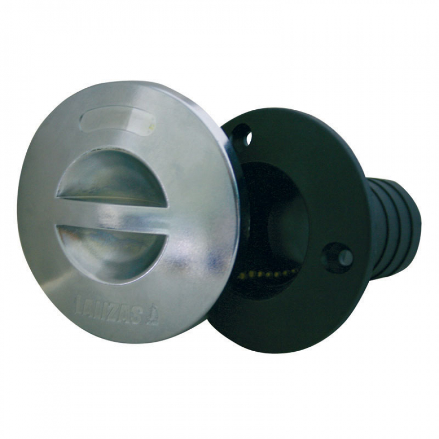 Deck fill with chrome plated cap-  black  ABS Ø38mm