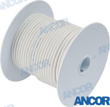 Tinned copper wire 16 AWG (1mm²) white Price for 1 m Anchor Marine