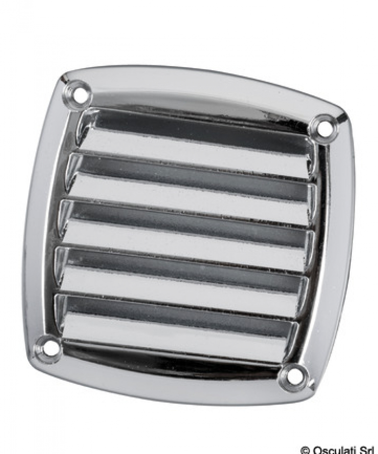 Ventilation grill - chromed ABS 85x85mm