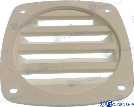 ventilator rest nylon white 84 x 84 mm
