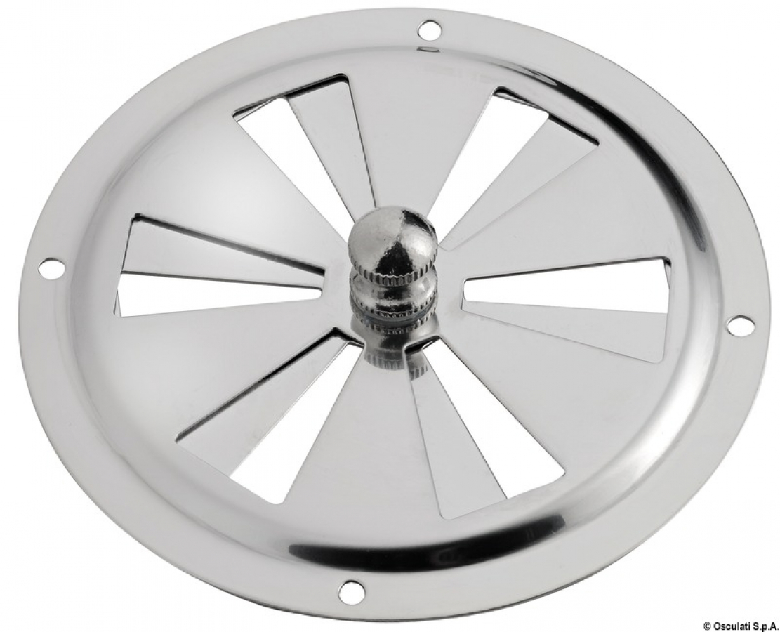 Ventilation grille S.S. Ø 127 mm