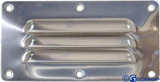 Ventilation grille SS 127 x 65mm