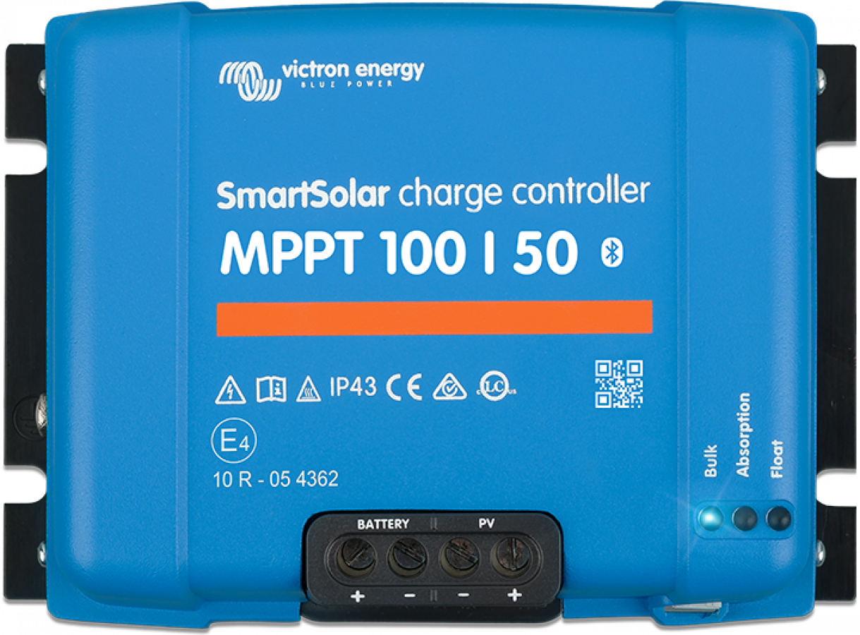 Victron Smartsolar MPPT 100-30. PV 100V Зарядка Макс. Ток 30 А. Выход 12 В или 24 В, приложение BT.