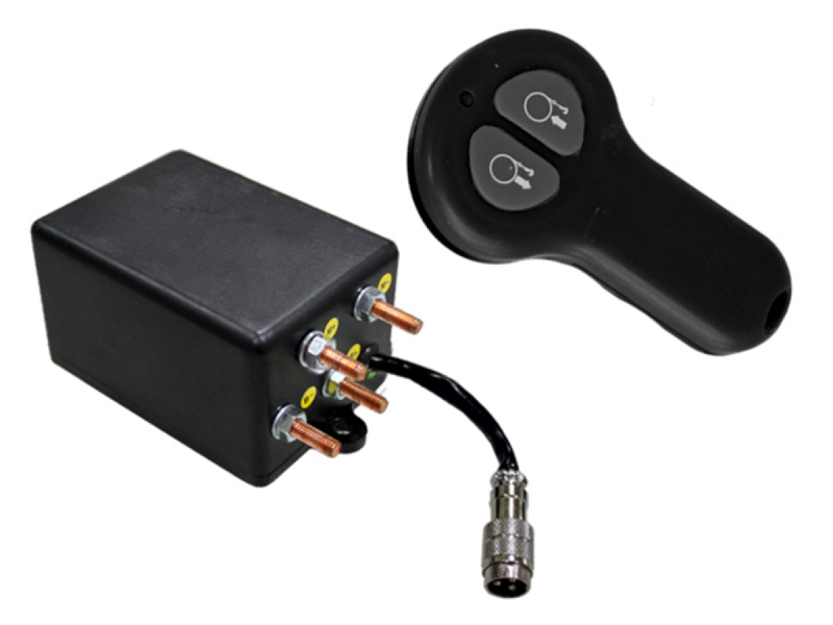 Winch relay with remote control for ATV winches
