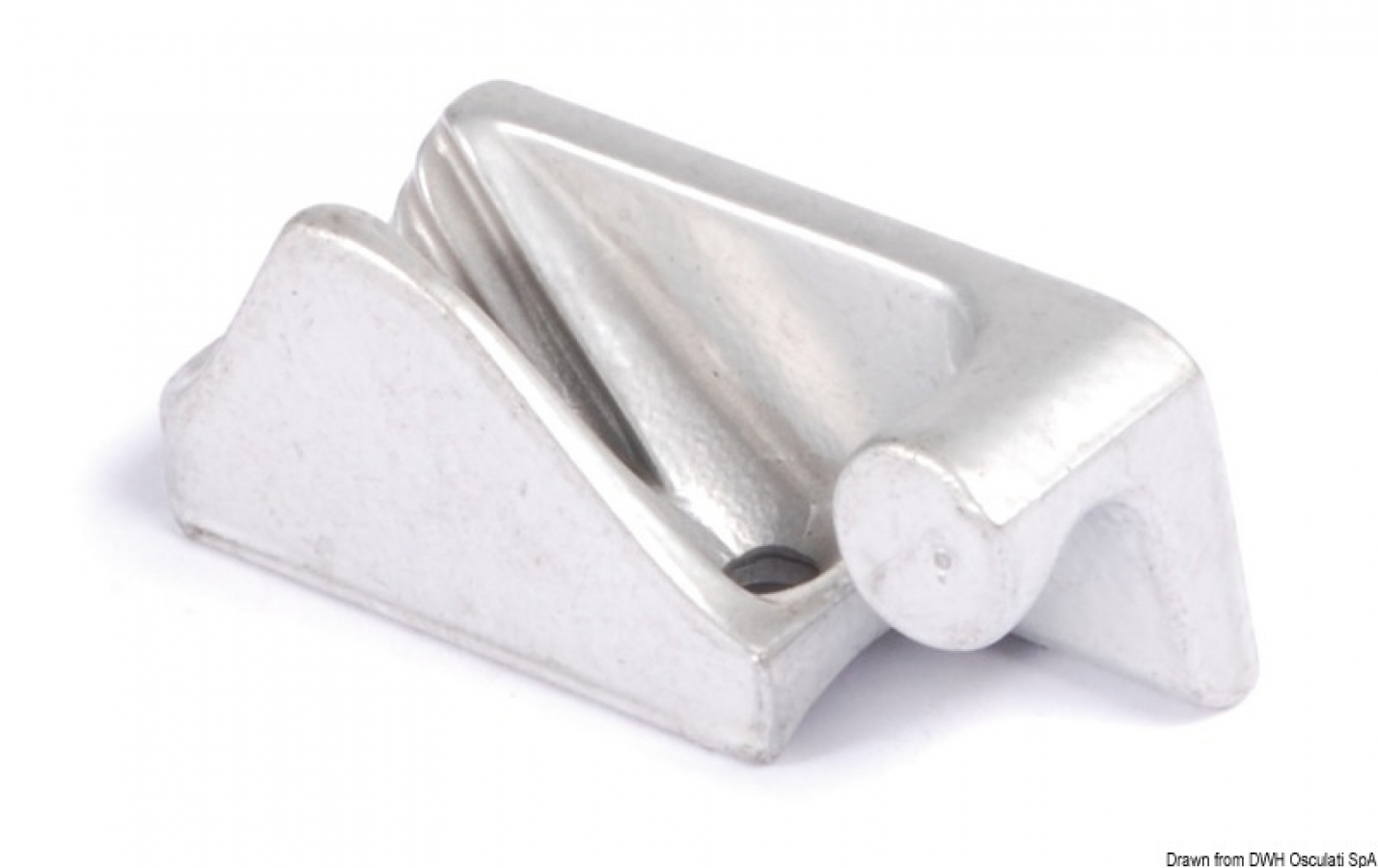 Clam cleat CL217MK2 aluminum right