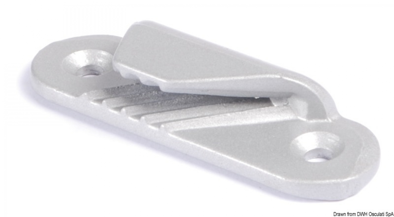 Clam cleat CL258 aluminium left D.3-6mm