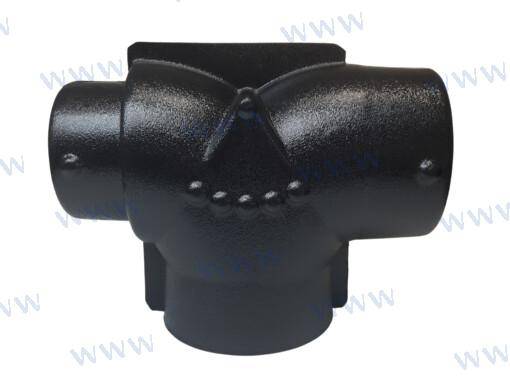 conexión "t" d125 2 salidas d100/125