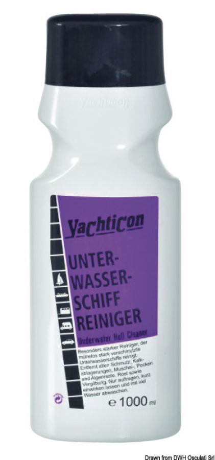 YACHTICON Hull-Cleaner 1L .Removes barnacles and all traces of algae, rust and yellowing.
