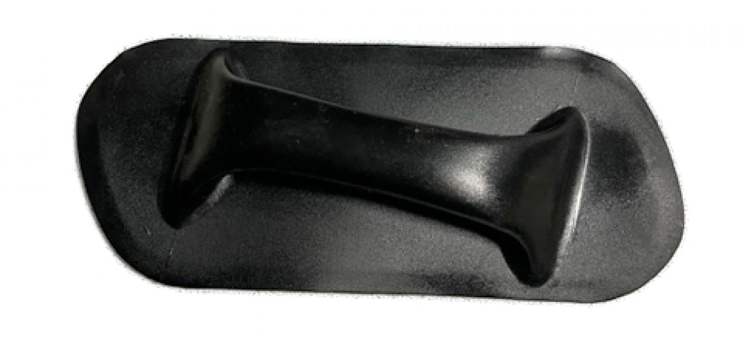 Handle inclined 306 PVC - black